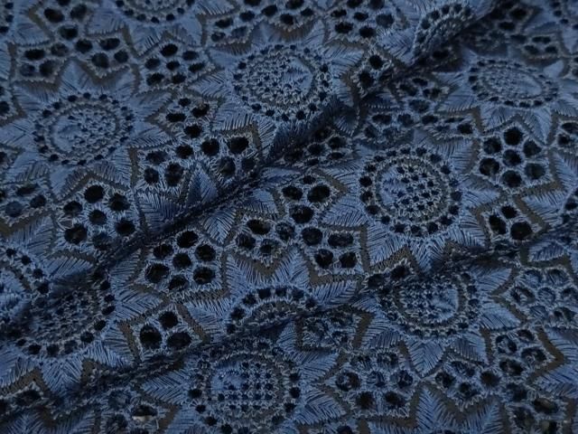 平和屋着物＊夏物 色無地 総レース 花尽し 褐返色 正絹 ♥ AABC1913jd