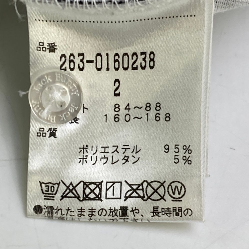 サイズ：2 JACK BUNNY ジャックバニー 半袖ポロシャツ グレン