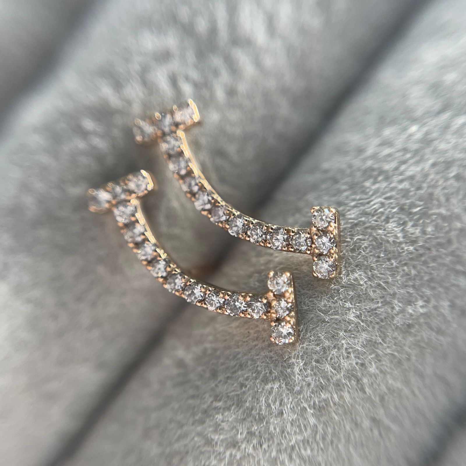 安い販アイテム K18 天然ダイヤモンド ピアス0.10ct 18金イエロー