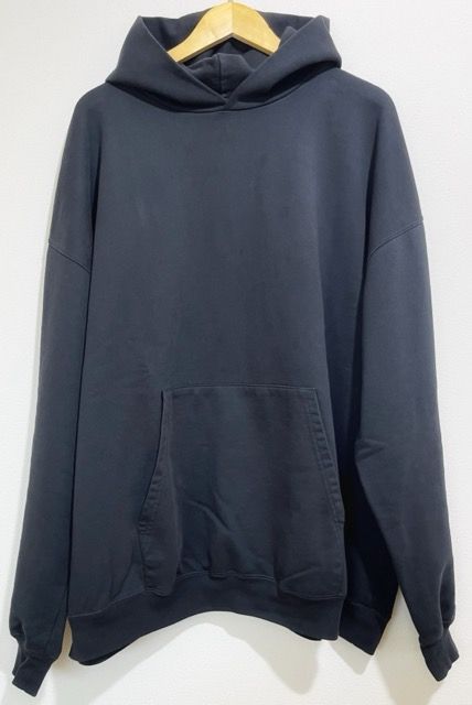 BALENCIAGA（バレンシアガ） 620973 バックロゴ刺繍 オーバーサイズ プルオーバー パーカー【A31397-007】
