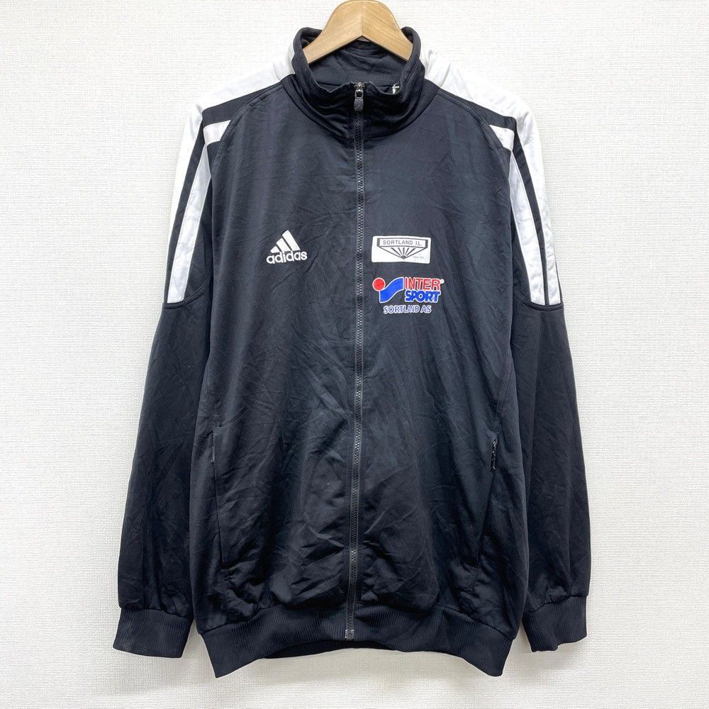 90's アディダス adidas ジップアップ ジャージ トラックジャケット 