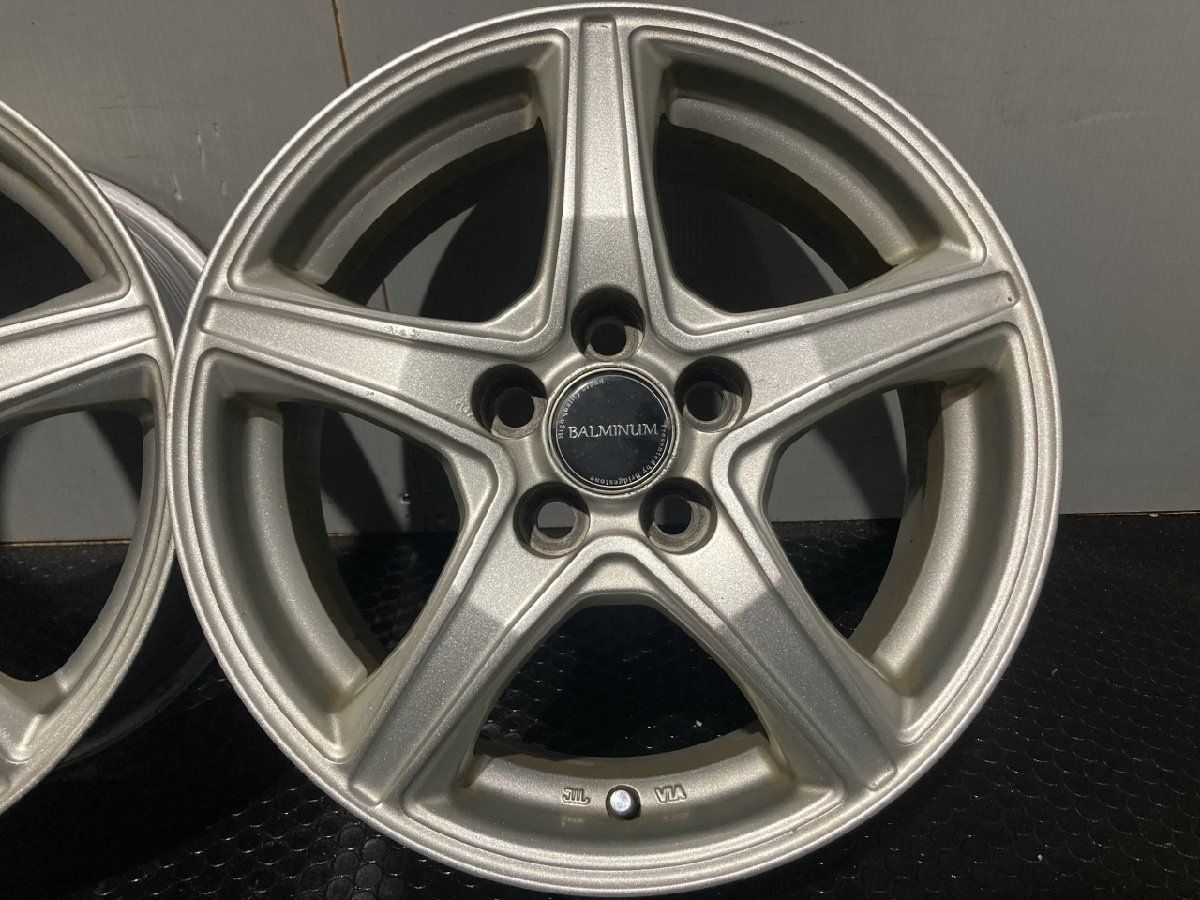 BS BRIDGESTONE BALMINUM V5/VR5 バルミナ 社外ホイール 15インチ 6J5HPCD100+45 トヨタ純正ナット必須 プリウス等　(MHB068) クレジットカード QRコード決済可能 BS BRIDGESTONE BALMINUM V5/VR5 バルミナ 社外ホイール 15インチ