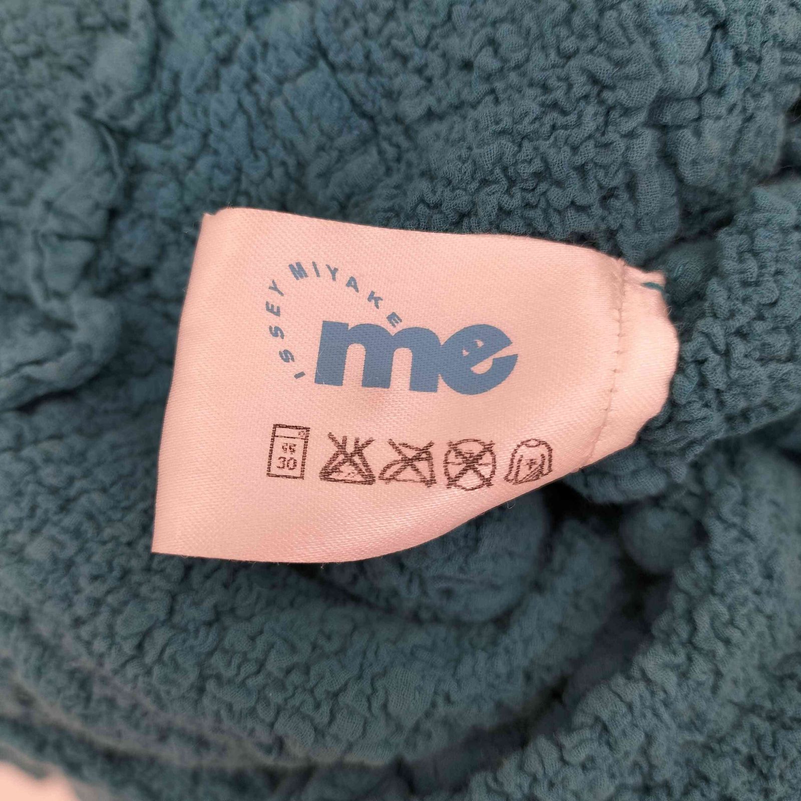 極美品 ミーイッセイミヤケ カリフラワーチェックシャツ