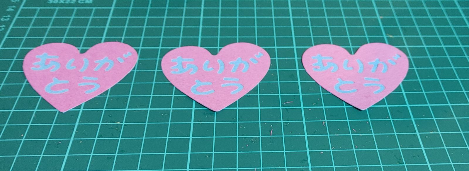 アルバム飾り ありがとうハート オーダー受付中(^^)