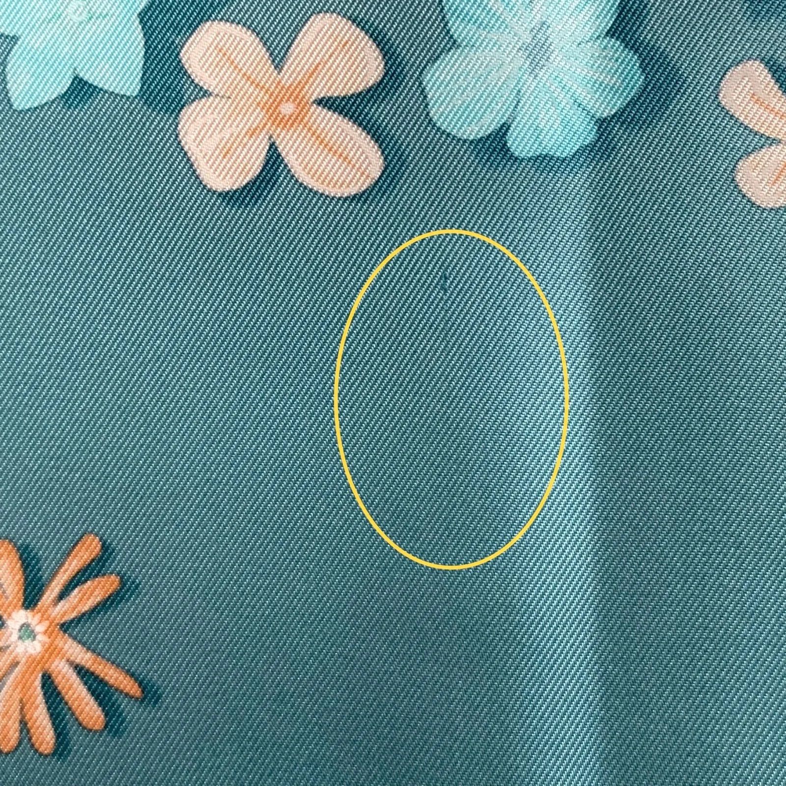 ❤未使用品❤カレ45 ライトブルーｘネイビー ひまわり エルメス 箱付き 4124.jpg