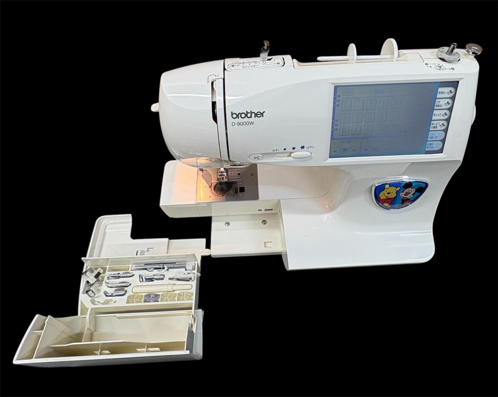 ブラザー刺しゅう用ミシンD-9000W 刺しゅうプロ8付き