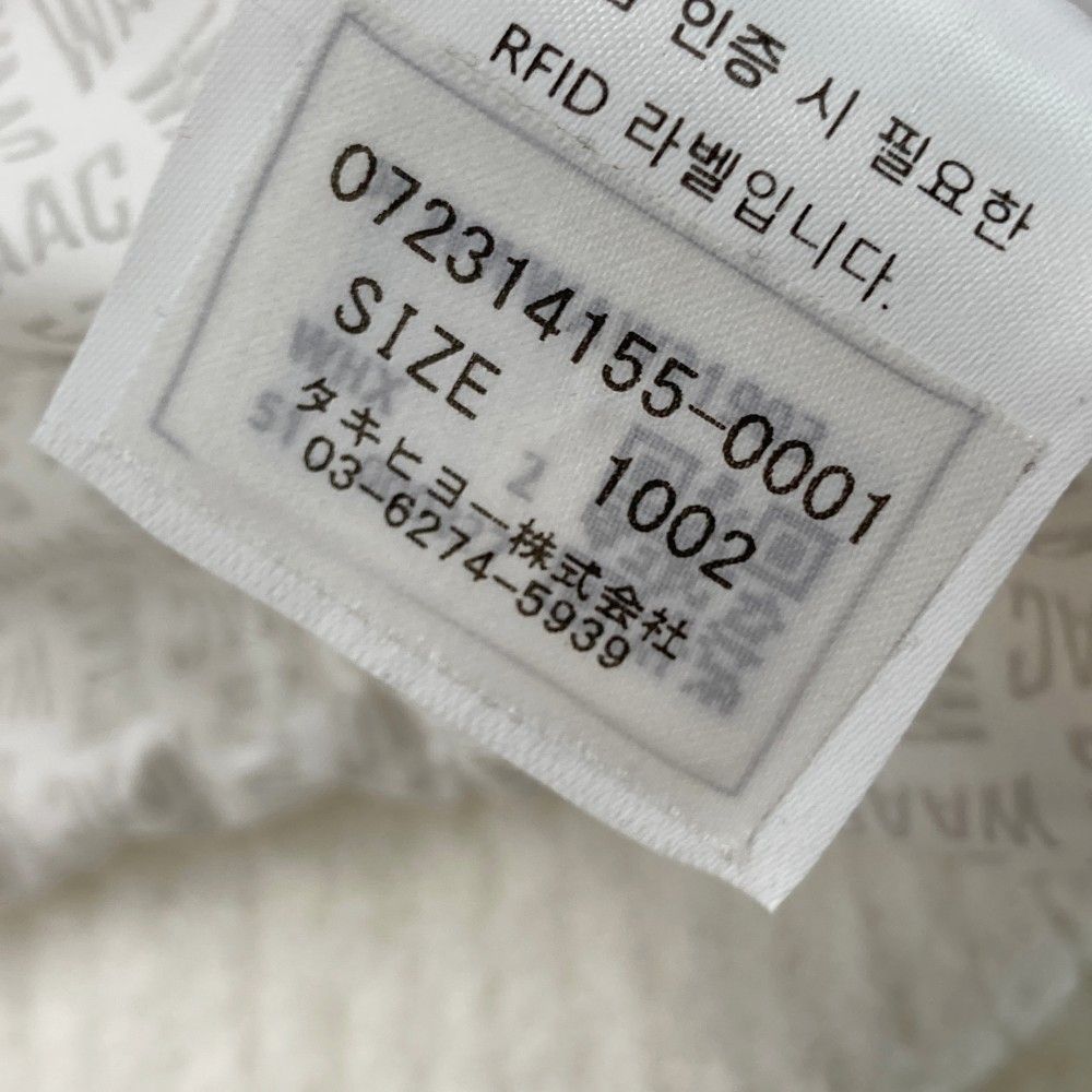 ディスカウント サイズ：2 WAAC ワック ニット切替 中綿ジャケット