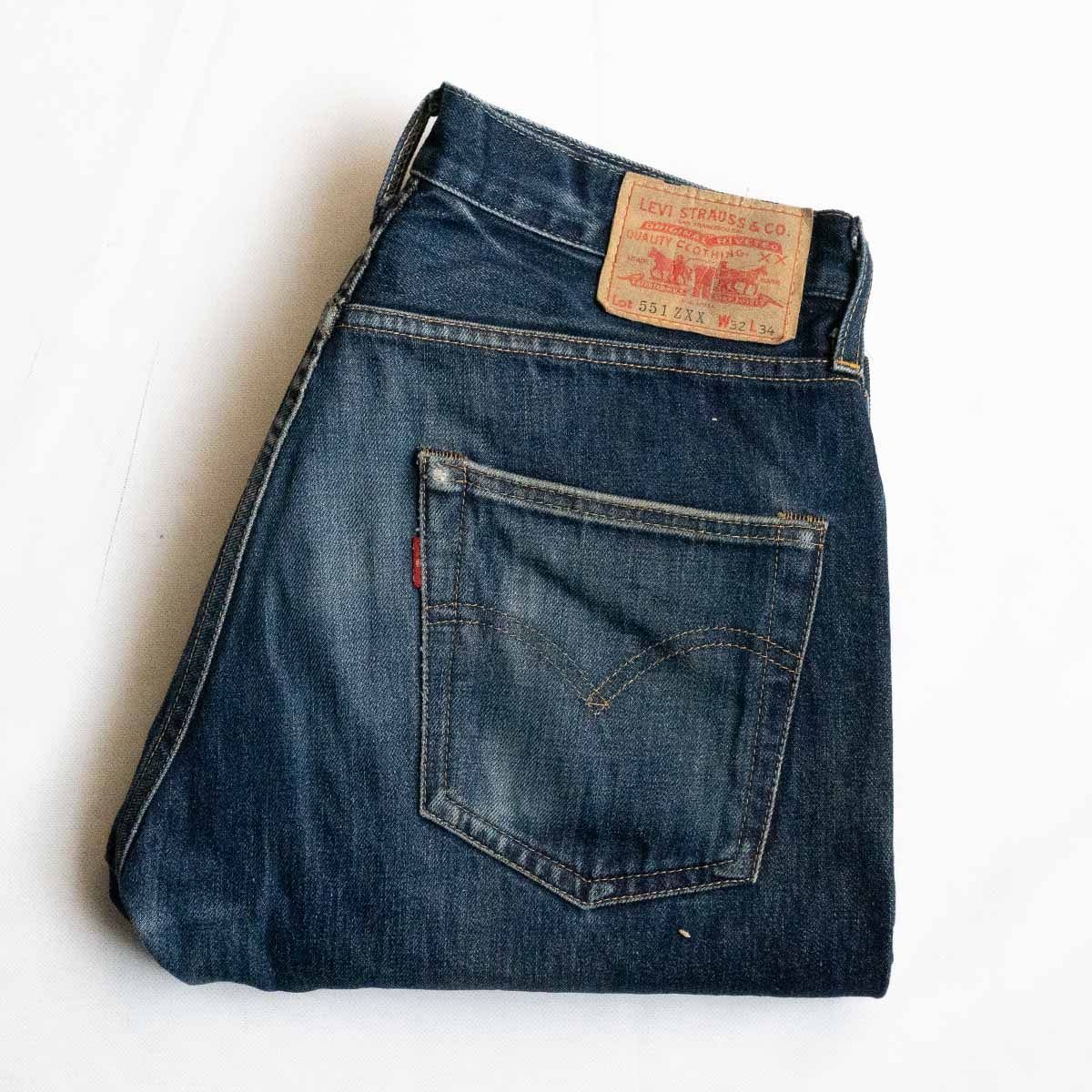 【アメリカ製】 LEVI'S VINTAGE CLOTHING【551ZXX ビッグE デニムパンツ 】32×34 リーバイス wsm 25020415