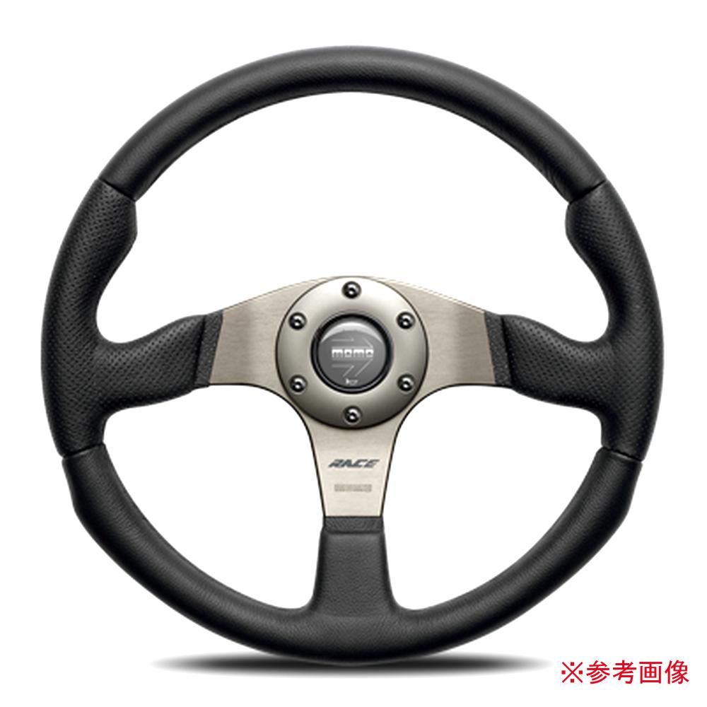 MOMO モモ R-11 RACE 350mm ステアリングレース ハンドル ブラックレザー