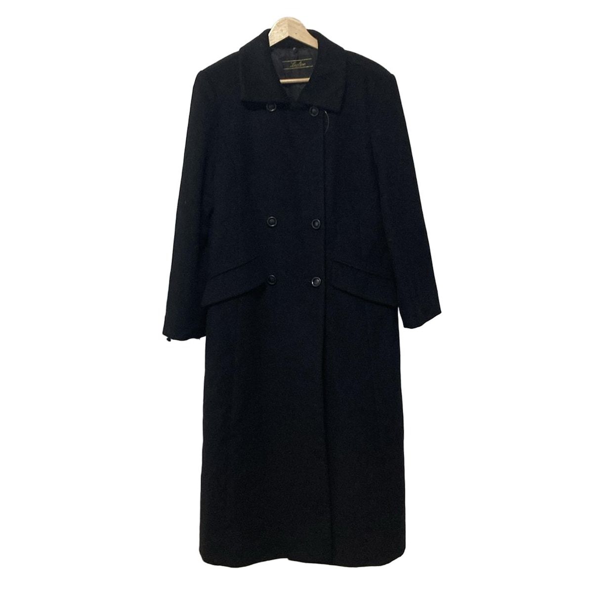 Leilian レリアン コート サイズ11 M レディース - 黒 長袖 カシミヤ 冬