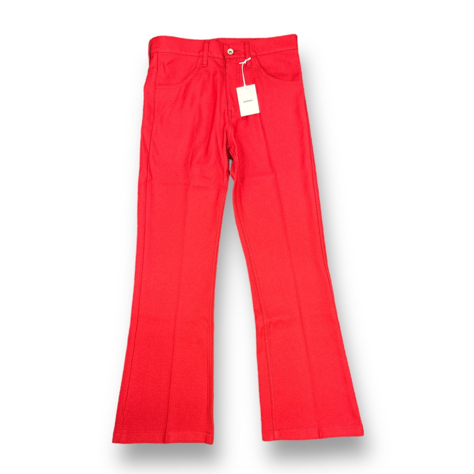 dairiku 22AW スタプレ　フレア 定価34100円 新品 DAIRIKU 22AW FLARE PRESSED PANTS フレア