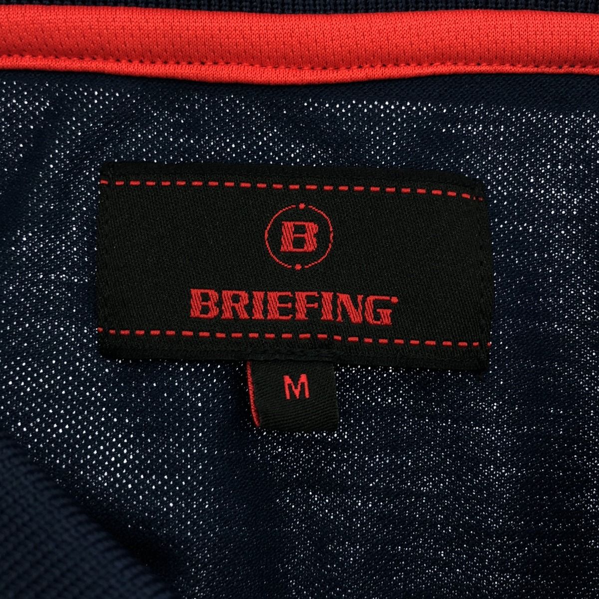 お値下げ中★新品未使用★BRIEFING ネイビー ポロシャツ　サイズM BRIEFING ブリーフィング ポロシャツ ネイビー M - メルカリ