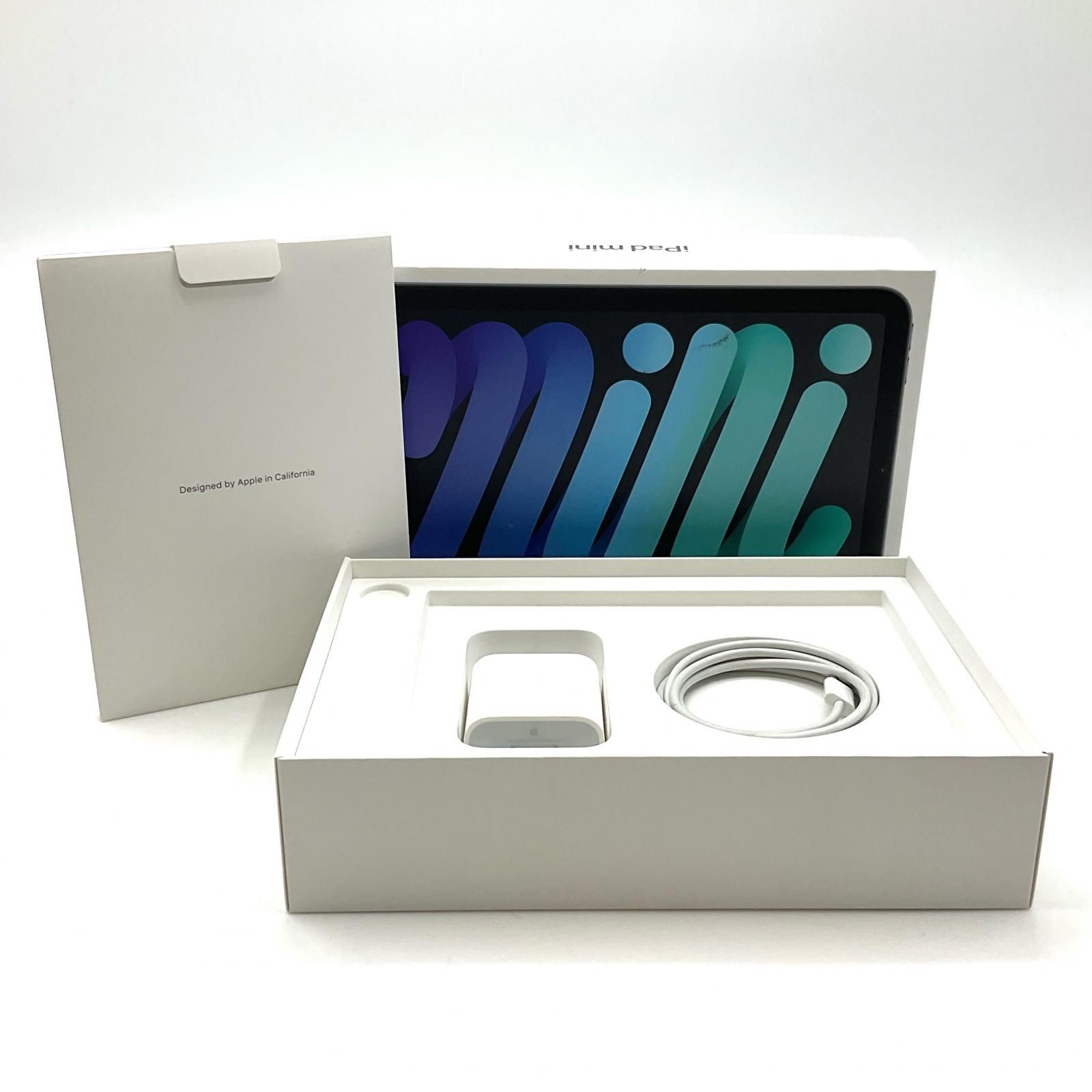 iPad mini 第6世代 256GB スペースグレー 箱・カバー付き Apple iPad mini (第6世代) スペースグレー 256GB箱付き 【公式通販】
