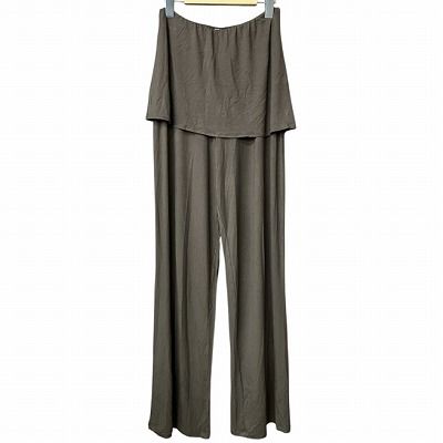 paloma wool パロマウール ストレッチ スカート レイヤード パンツ 茶 ブラウン S