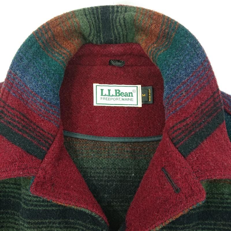 L.L.Bean ウールジャケットネイティブボーダー80's USA製