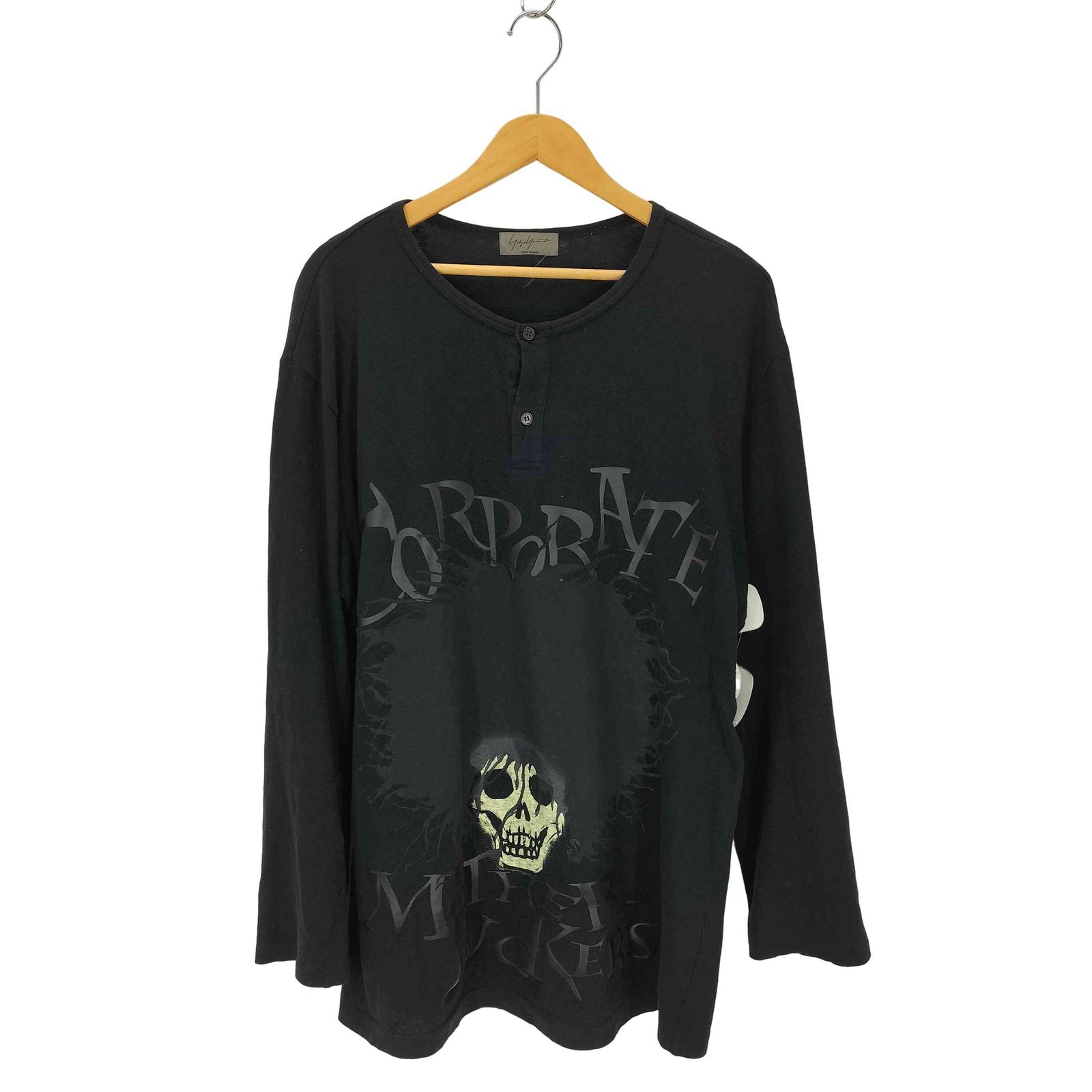 ヨウジヤマモトプールオム Yohji Yamamoto POUR HOMME 16AW スカル  