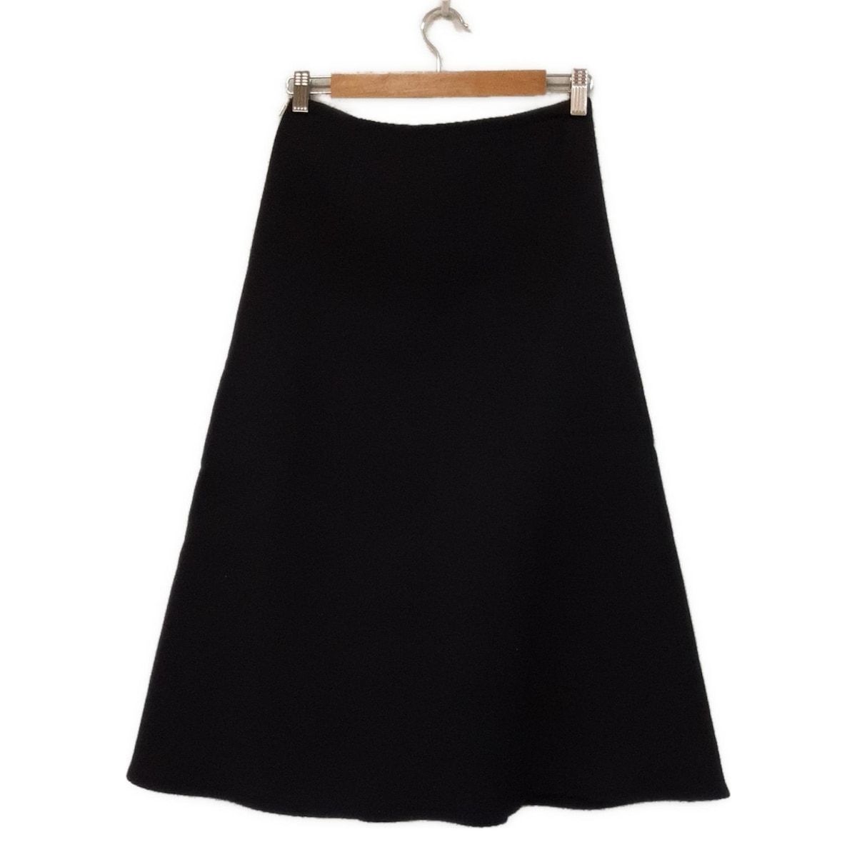 HERMES エルメス ロングスカート サイズ34 S レディース - ダークネイビー