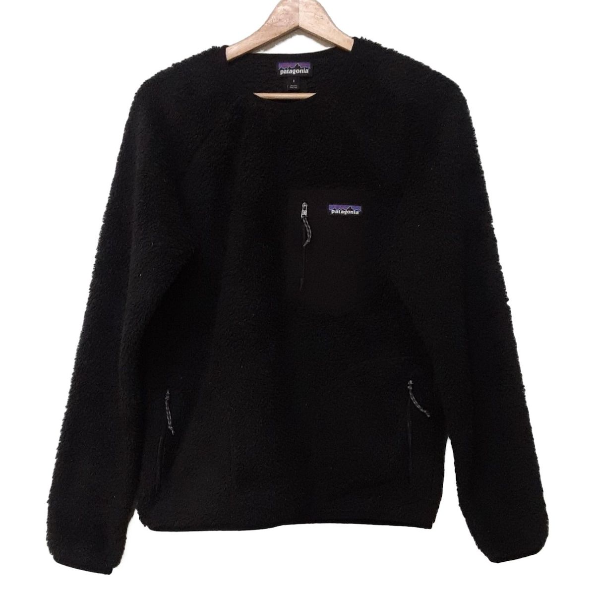 PatagoniaサイズS Patagonia(パタゴニア) ブルゾン サイズS メンズ美品 - 黒 長袖