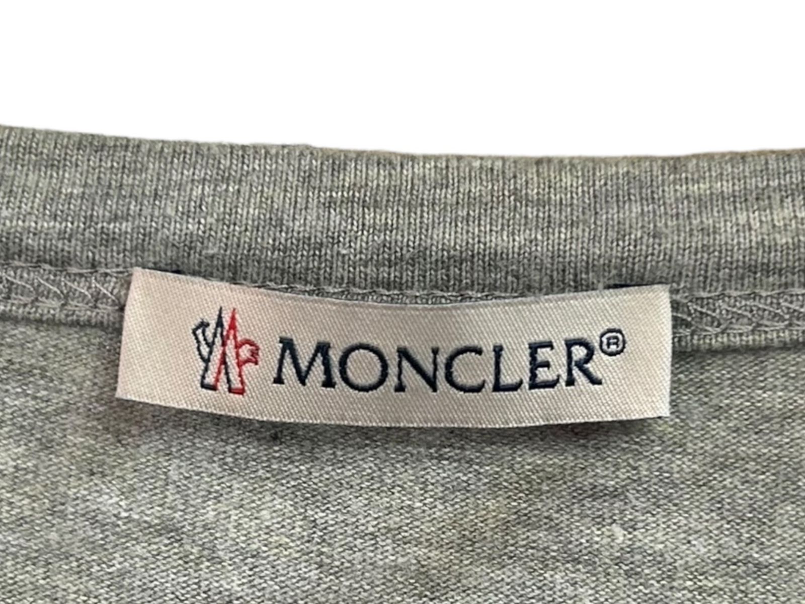 MONCLER (モンクレール) リフレクターロゴ 半袖 Tシャツ F10918C73920