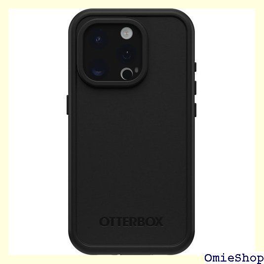 OtterBox iPhone 15 Pro LifeProof FRE 防水 防塵 防雪 耐衝撃 ケース MagSafe対応 Black 98