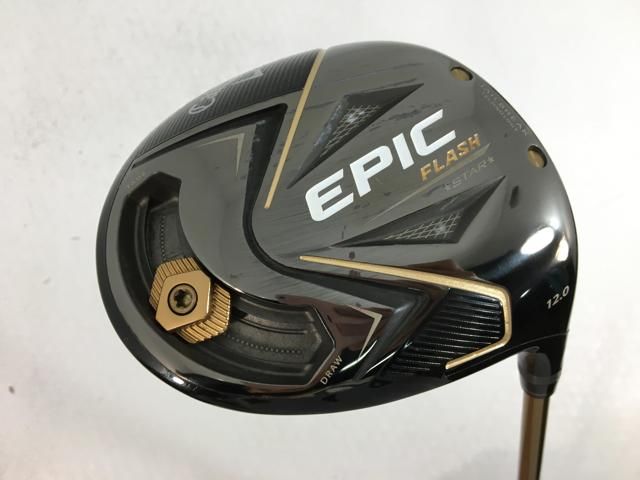 【中古ゴルフクラブ】キャロウェイ EPIC FLASH (エピック フラッシュ) STAR GOLD ドライバー 2019 (USA仕様) UST マミヤ ATTAS スピードシリーズ 30 1W【14日間返品OK】