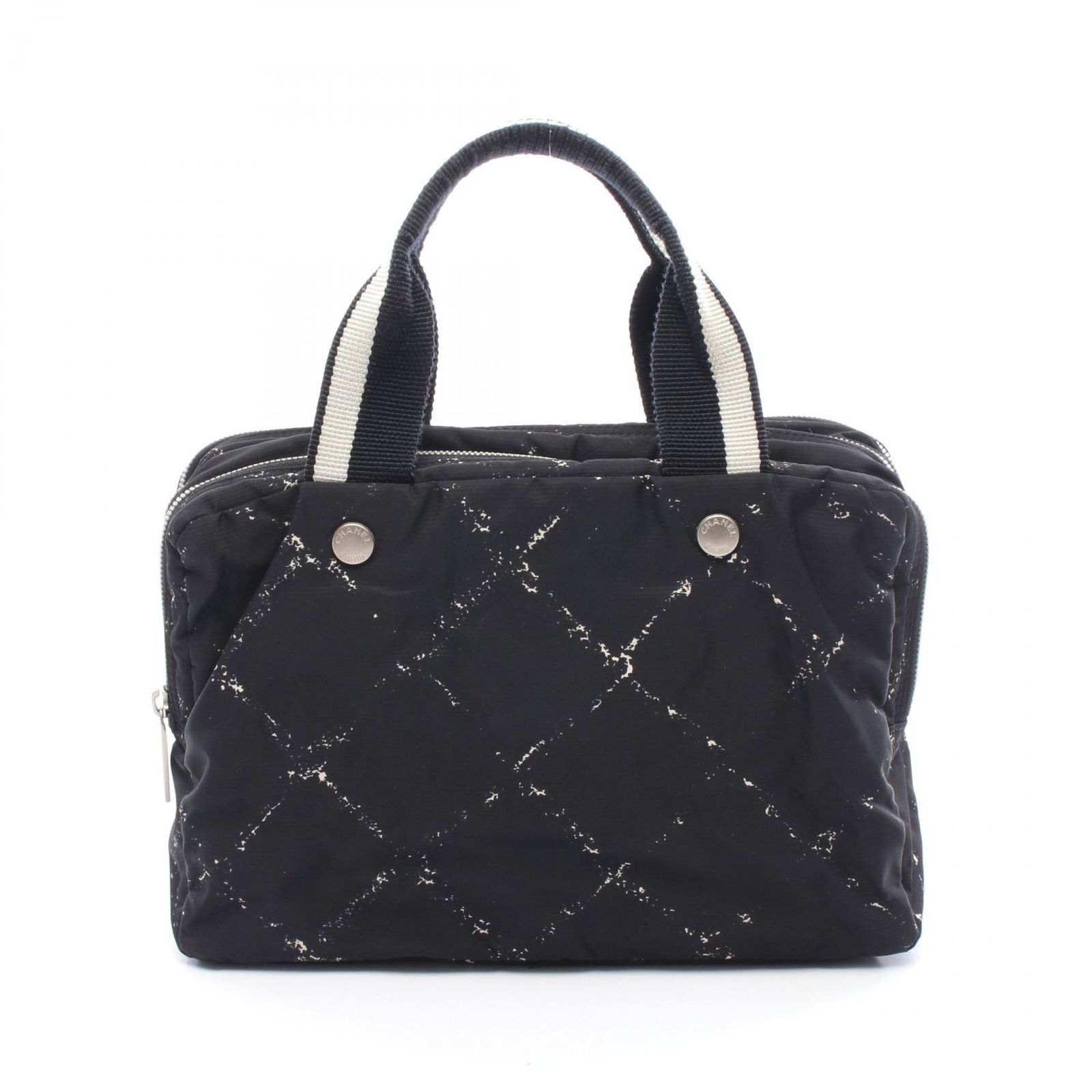 シャネル CHANEL ハンドバッグ 旧トラベルライン ブラック