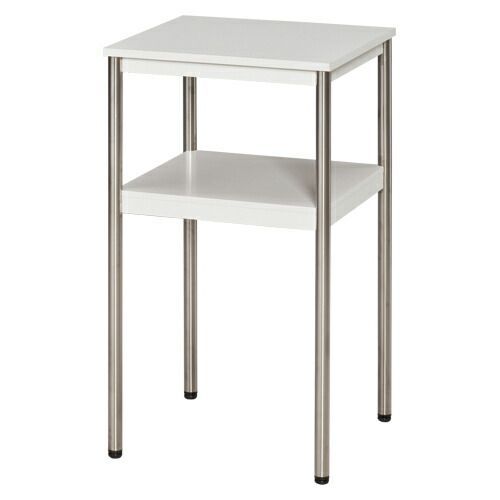 台（ステンレス丸脚） ホワイト色TL-S40W【エヌケイ】