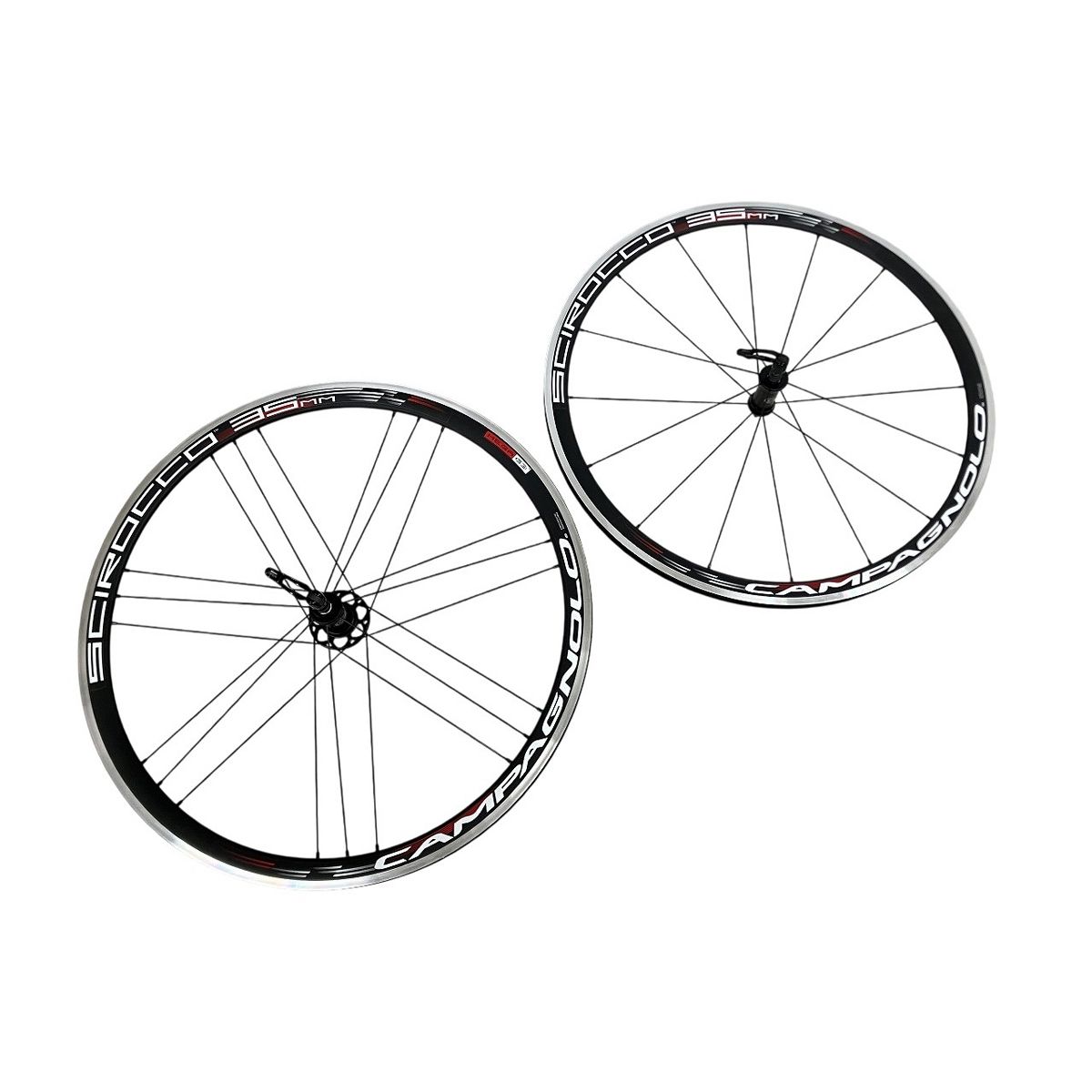 CAMPAGNOLO SCIROCCO 35mm 622×15C MEGA G3 フロント|リア セミディープリムホイール 2点セット カンパニョーロ シロッコ W10502254