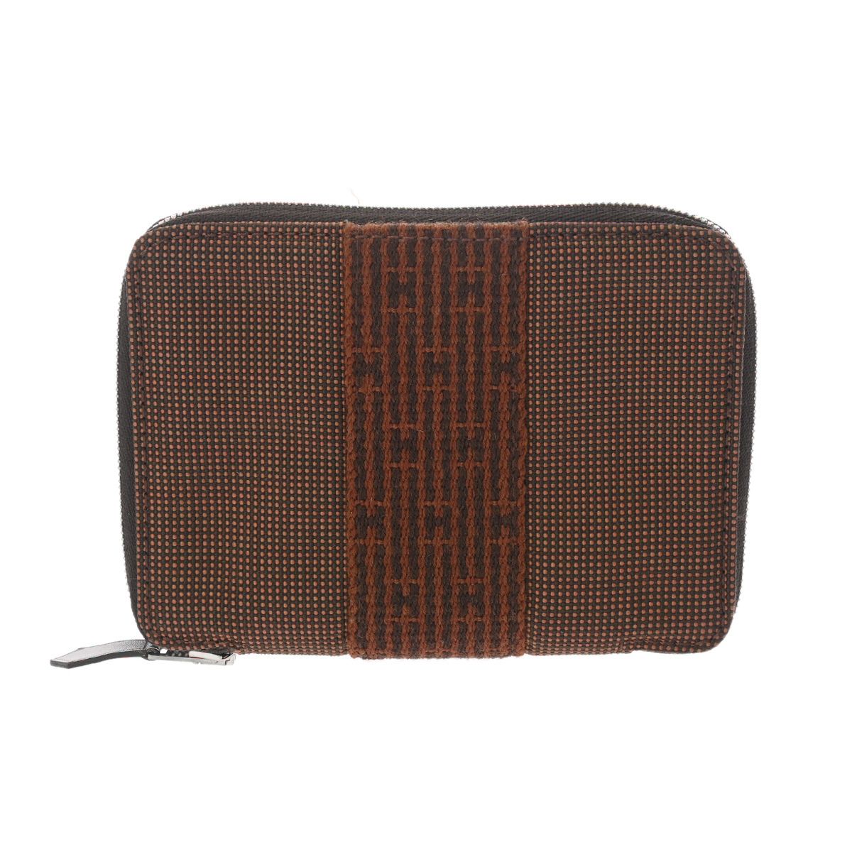 【美品】◉エルメス◉ エールライン / ブラウン / コンパクト財布 美品】◉エルメス◉ エールライン / ブラウン / コンパクト財布