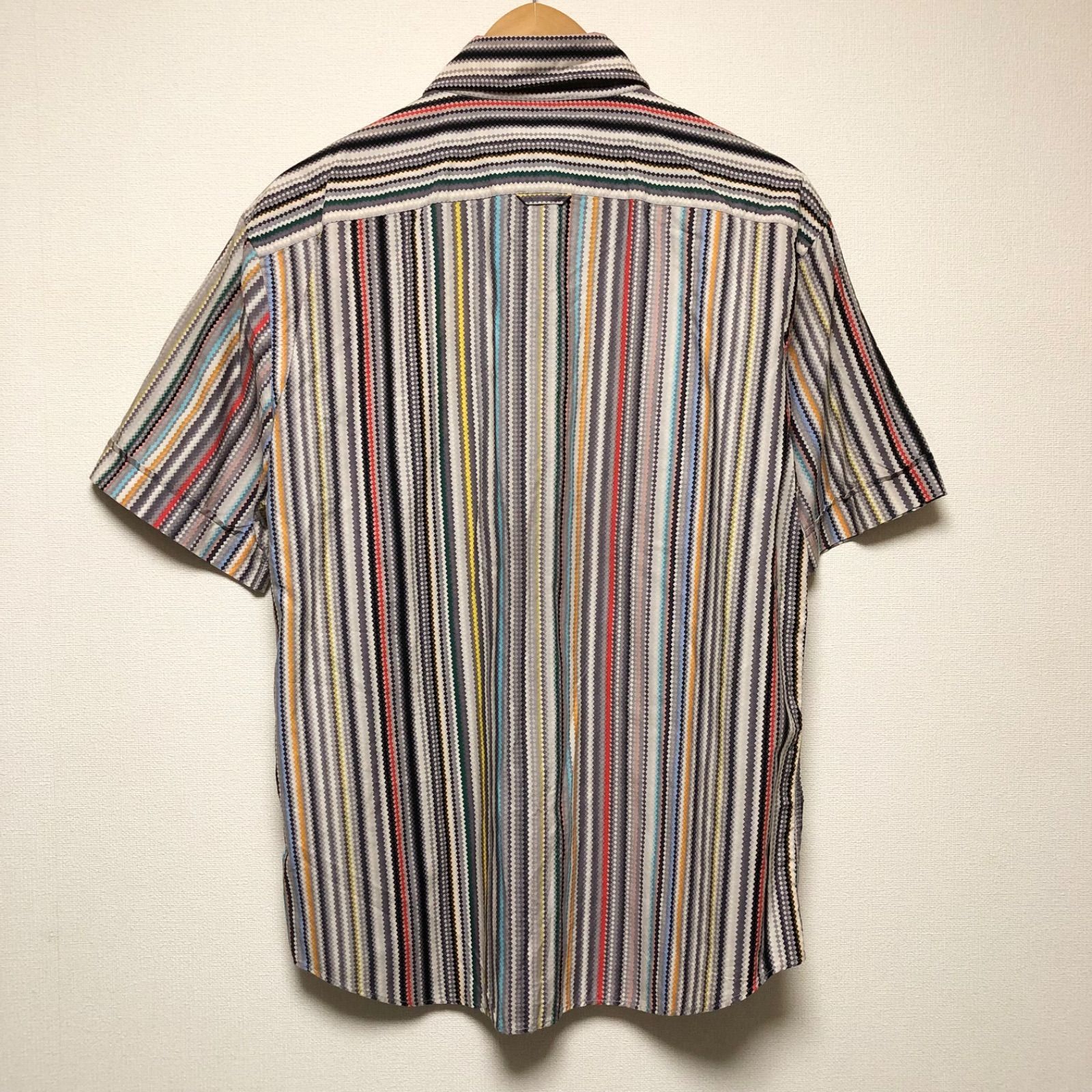 Paul Smith LONDON 日本製 メンズXL ポールスミス 半袖シャツ