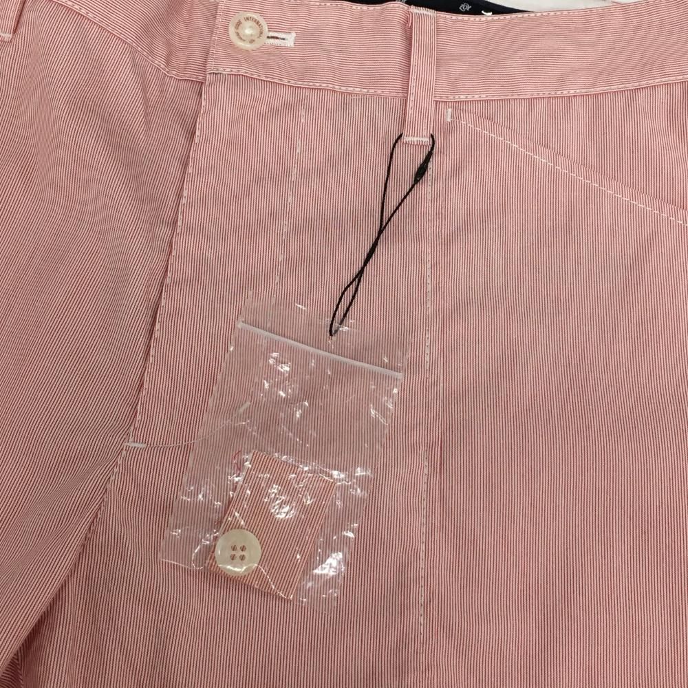 【未使用品】ゾーイ ハーフパンツ レッド×白 細ストライプ メンズ 88 ゴルフウェア ZOY