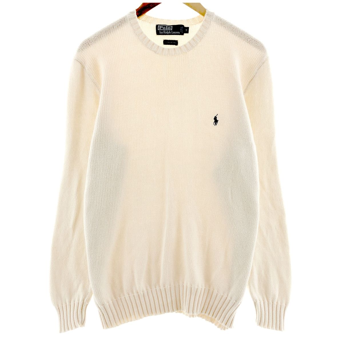 古着 ラルフローレン Ralph Lauren POLO by Ralph Lauren コットンニットセーター メンズM相当/eaa380843
