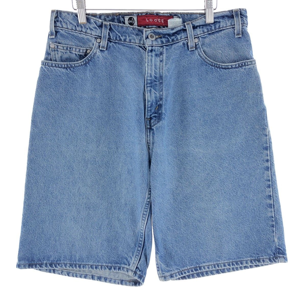 古着 90年代 リーバイス Levi's SILVER TAB シルバータブ LOOSE ルーズ デニムショーツ ハーフパンツ USA製 メンズw33/eaa382485