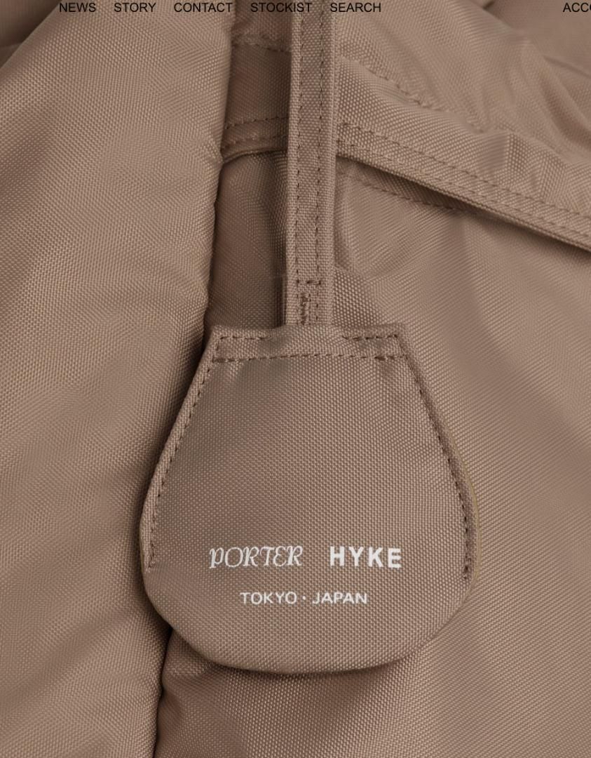 PORTER × HYKE 2WAY TOOL BAG Sand STONE L - メルカリ