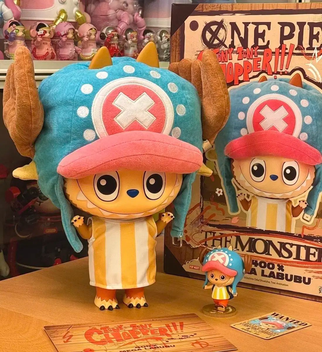 ONE PIECE トニートニー・チョッパー 400％ LABUBU ラブブ ONE PIECE トニートニー・チョッパー 400％ LABUBU ラブブ