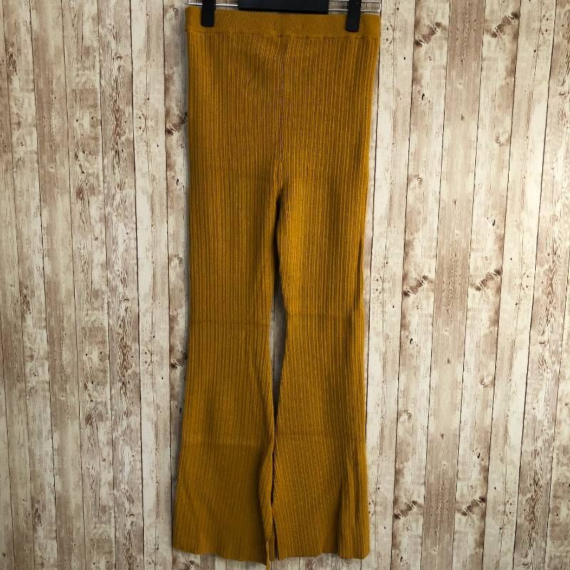 コ emmi atelier エミアトリエ 美脚 フ パンツ マスタード マスタード F