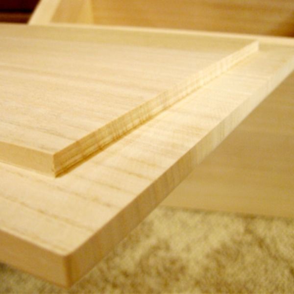 桐製米びつ 無地5kg