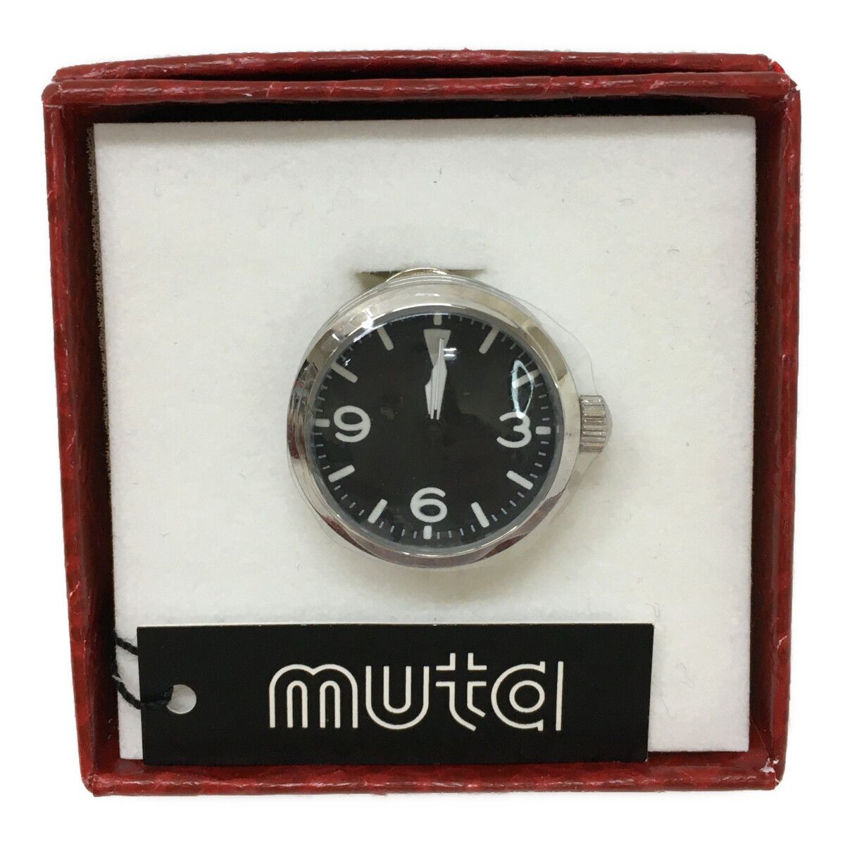 未使用品 ムータマリン muta MARINE ゴルフアクセサリー シルバー 時計 