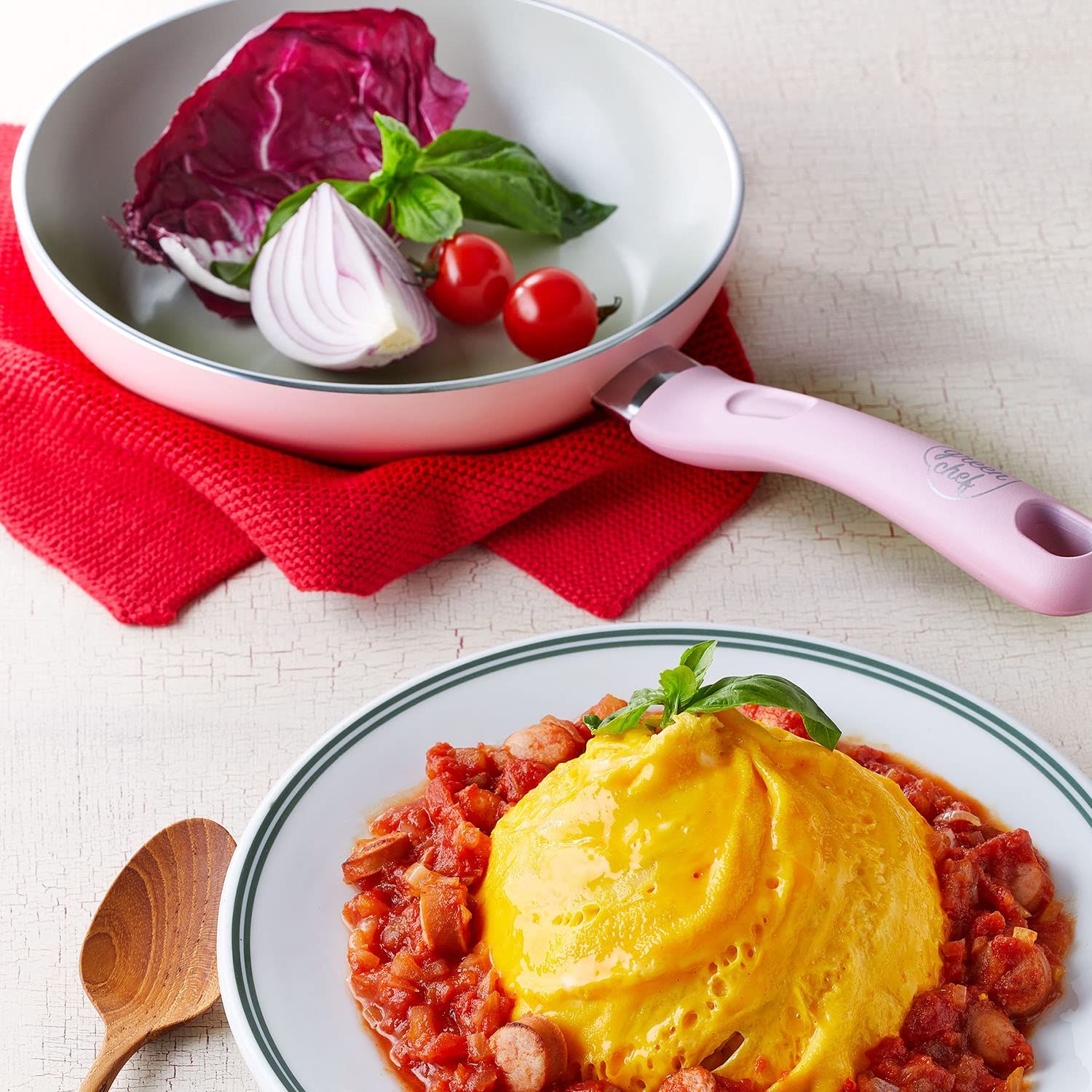 グリーンシェフ フライパン 26cm IH 対応 セラミック加工 内外面こびり付きにくくてお手入れ簡単 有害物質不使用 アースカラー クォー グリーン シェフ(Green Chef) グリーンシェフ フライパン 26cm IH 対応