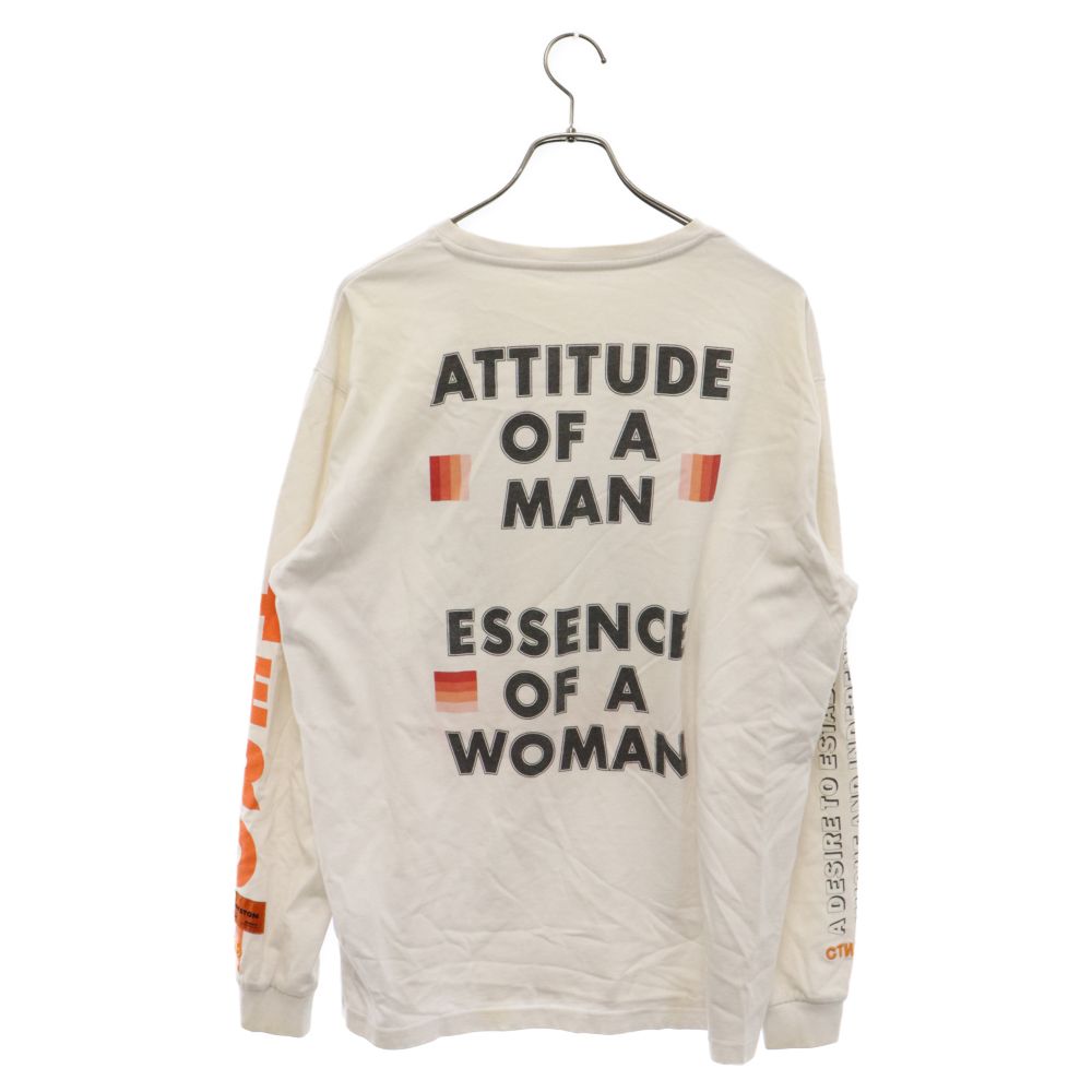 HERON PRESTON bird Tee バードプリント ロングTシャツ HERON PRESTON bird Tee バードプリント ロングTシャツ（HERON
