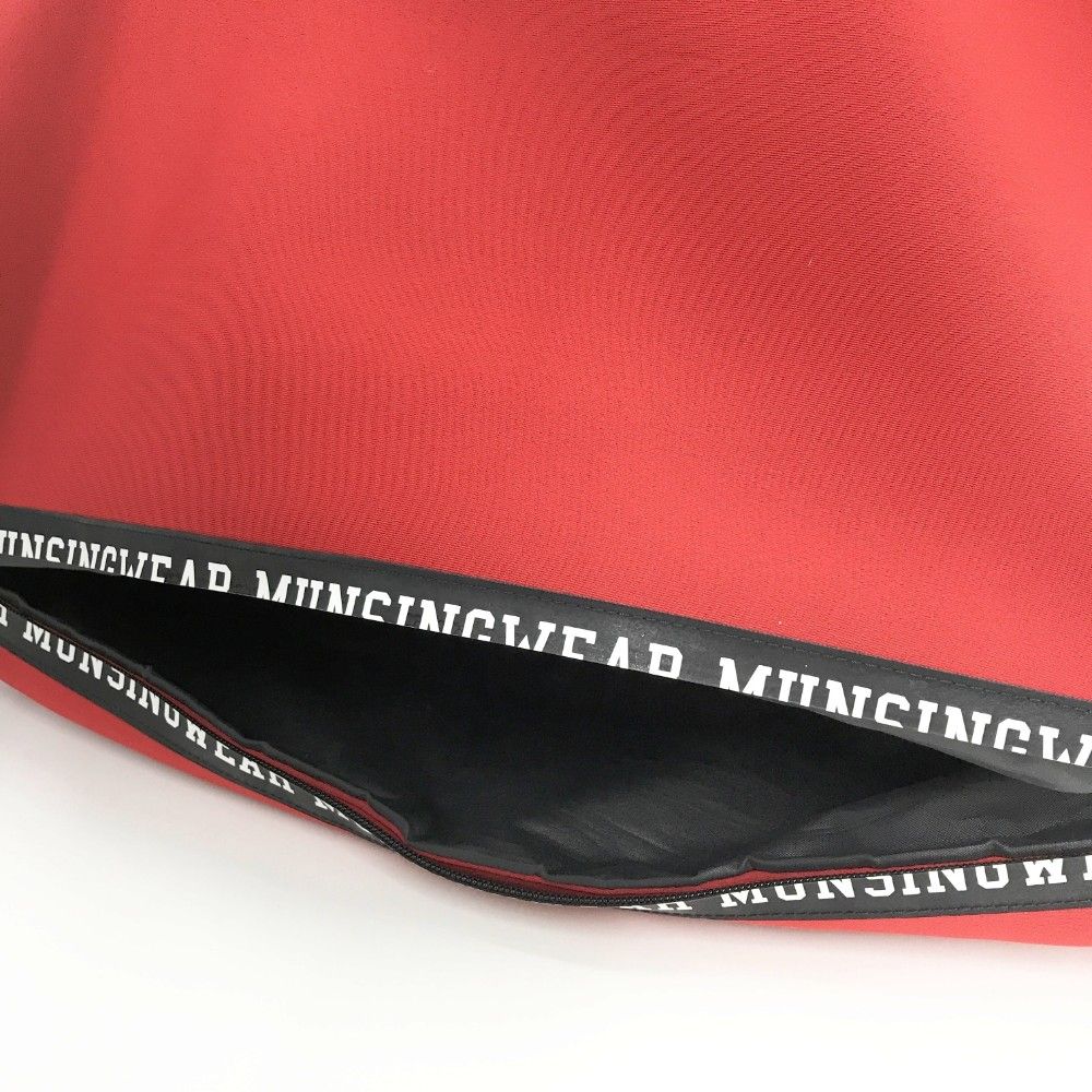 MUNSING WEAR マンシングウェア ボストンバッグ レッド系