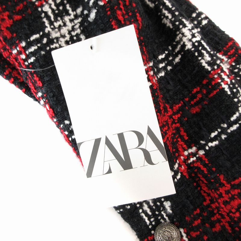 ZARA ザラ アウター　　EUR XS ザラ ZARA タグ付き ツイード テーラードジャケット ブレザー