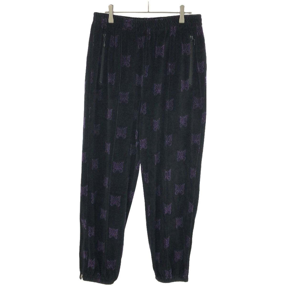 Needles ニードルズ 22AW Papillon Velour Track Pant パピヨンベロアトラックパンツ LQ238 ブラック M -  メルカリ