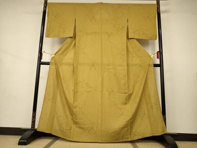 平和屋着物＊夏物 小紋 絽 幾何学文様 正絹 逸品 AAAX9858jd - メルカリ