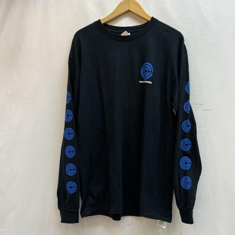 最終値下げ Tシャツ チャレンジャー CHALLENGER 長袖 プリント ロゴ RECORDS トップス