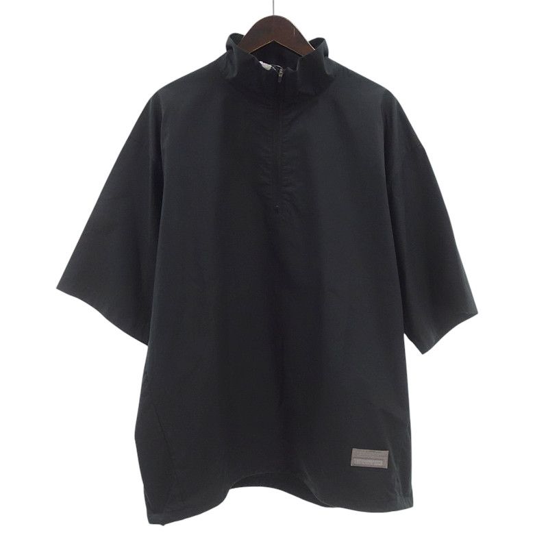 ポリクアント|POLIQUANT HALF-ZIP SHIRT ZWART ハーフジップ シャツ ブラック サイズ メンズ2