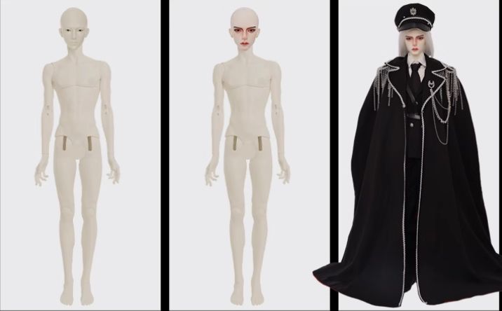 AX135 BJD 1/3 ドール本体 miles 球体関節人形 ハンドメイド AX135 BJD 1/3 ドール本体 miles 球体関節人形 ハンドメイド