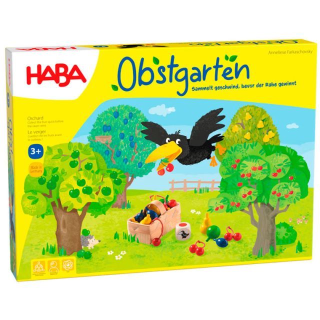 知育玩具 ハバ社 HABA 果樹園ゲーム 4歳 すごろく ボードゲーム ジグソーパズル 入園 入学 脳トレ おうち時間 子供 ボドゲ
