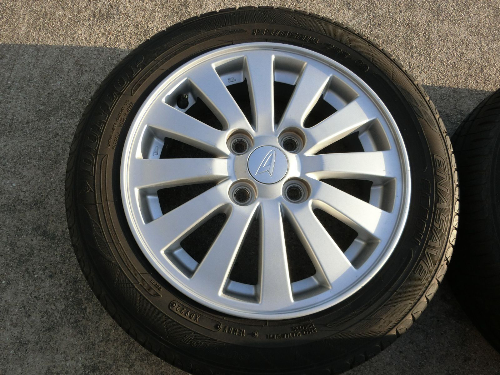 155/65R14　アルミホイール　ダイハツ純正　4本セット　(タイヤ付き) 155/65R14 タイヤホイール4本セット(ダイハツ純正アルミ)