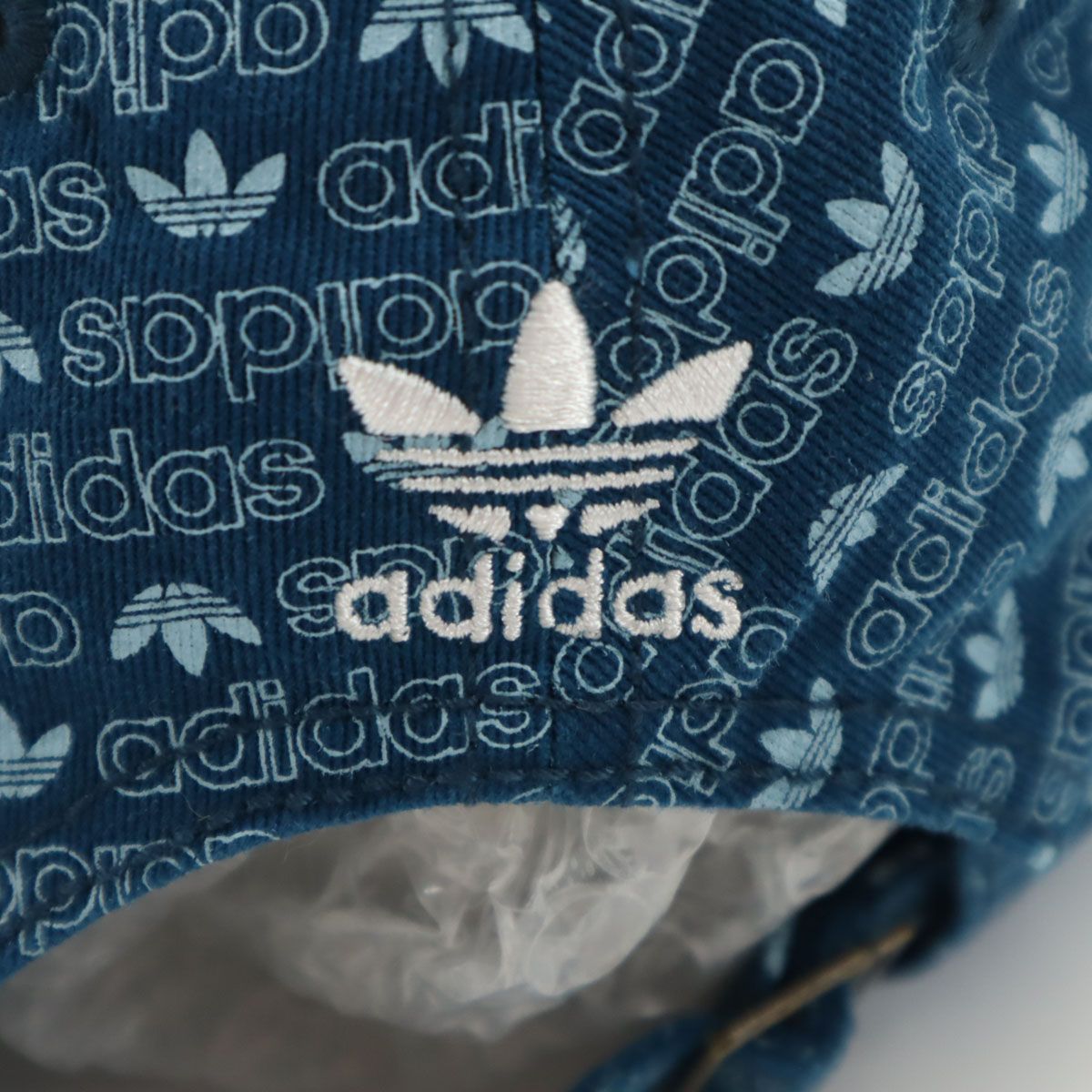 レア【新品】アディダス キャップ USA レディース 総柄 トレフォイル ロゴ 未使用 adidas アディダス トレフォイルロゴ 総柄 キャップ OSFW